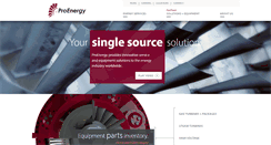 Desktop Screenshot of proenergyservices.com