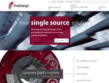 Tablet Screenshot of proenergyservices.com